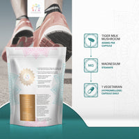 Load image into Gallery viewer, 7 Chakras Tiger Milk Mushroom 400mg Vegan Capsules
