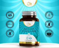 Load image into Gallery viewer, L1fe Nutrition Bacillus Coagulans 6 Billion CFU Vegan Capsules

