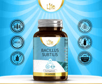 Load image into Gallery viewer, L1fe Nutrition Bacillus Subtilis 6 Billion CFU Vegan Capsules
