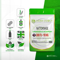 Load image into Gallery viewer, Herb-ology Nattokinase 100mg High Strength Capsules
