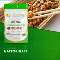 Load image into Gallery viewer, Herb-ology Nattokinase 100mg High Strength Capsules
