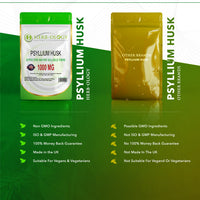 Load image into Gallery viewer, Herb-ology Psyllium Husk Capsules Soluble Fibre Tablets 1000mg Extract Fiber Supplement
