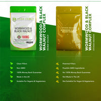 Load image into Gallery viewer, Herb-ology Wormwood &amp; Black Walnut Complex 1000mg Vegan Capsules For Parasite Cleanse
