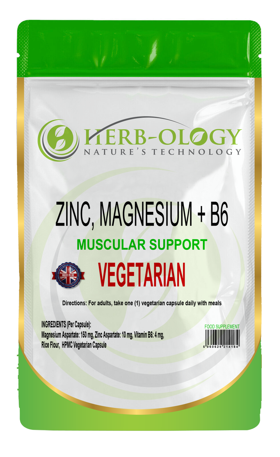 Zinc, Magnesium + B6 Capsules