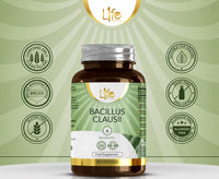 Load image into Gallery viewer, L1fe Nutrition Bacillus Clausii 6 Billion CFU Vegan Capsules

