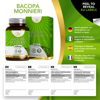 Load image into Gallery viewer, L1fe Nutrition Bacopa Monnieri 500mg Vegan Capsules
