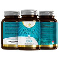 Load image into Gallery viewer, L1fe Nutrition Bacillus Coagulans 6 Billion CFU Vegan Capsules
