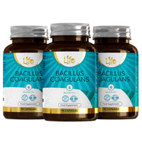 Load image into Gallery viewer, L1fe Nutrition Bacillus Coagulans 6 Billion CFU Vegan Capsules
