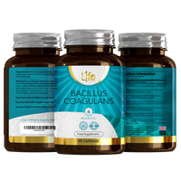 Load image into Gallery viewer, L1fe Nutrition Bacillus Coagulans 6 Billion CFU Vegan Capsules
