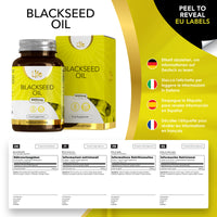 Load image into Gallery viewer, L1fe Nutrition Blackseed Oil 1000mg Vegan Softgels
