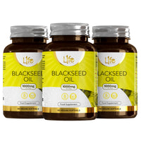 Load image into Gallery viewer, L1fe Nutrition Blackseed Oil 1000mg Vegan Softgels
