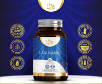 Load image into Gallery viewer, L1fe Nutrition Lactobacillus Salivarius 5 Billion CFU Probiotic Vegan Capsules
