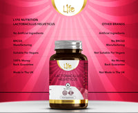 Load image into Gallery viewer, L1fe Nutrition Lactobacillus Helveticus 6 Billion CFU Probiotic Vegan Capsules
