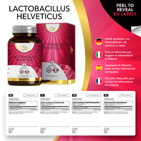 Load image into Gallery viewer, L1fe Nutrition Lactobacillus Helveticus 6 Billion CFU Probiotic Vegan Capsules
