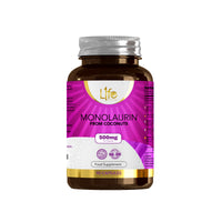 Load image into Gallery viewer, L1fe Nutrition Monolaurin 500mg Vegan Capsules
