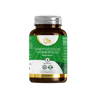 Load image into Gallery viewer, L1fe Nutrition Streptococcus Thermophilus 5 Billion CFU Probiotic Vegan Capsules
