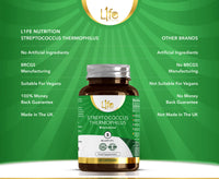 Load image into Gallery viewer, L1fe Nutrition Streptococcus Thermophilus 5 Billion CFU Probiotic Vegan Capsules
