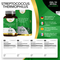 Load image into Gallery viewer, L1fe Nutrition Streptococcus Thermophilus 5 Billion CFU Probiotic Vegan Capsules
