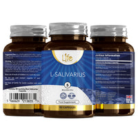 Load image into Gallery viewer, L1fe Nutrition Lactobacillus Salivarius 5 Billion CFU Probiotic Vegan Capsules
