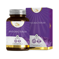 Load image into Gallery viewer, L1fe Nutrition Bifidobacterium 5 Billion CFU Probiotic Vegan Capsules
