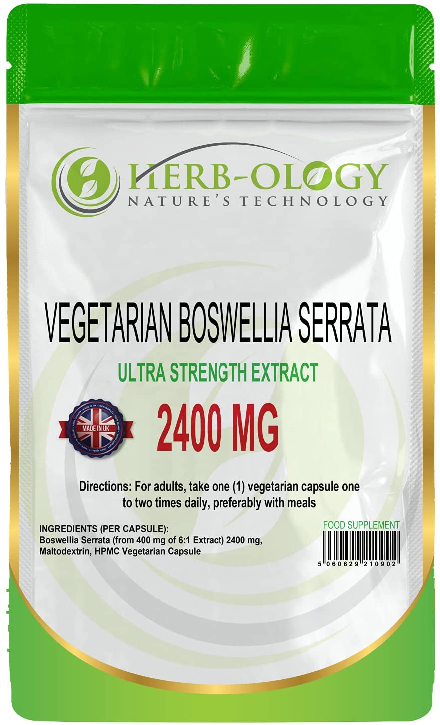 Herb-ology Boswellia Serrata 2400mg Vegan Capsules For Joint Support