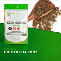 Load image into Gallery viewer, Herb-ology Goldenseal Root 600mg Vegan Capsules
