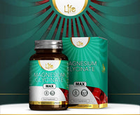 Load image into Gallery viewer, L1fe Nutrition Magnesium Glycinate Vegan Capsules 1250mg Per Serving
