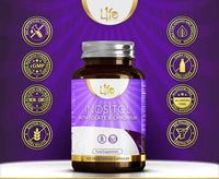 Load image into Gallery viewer, L1fe Nutrition Inositol, Folate &amp; Chromium 500mg Vegan Capsules
