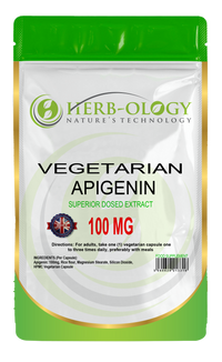 Load image into Gallery viewer, Herb-ology Apigenin 100mg Vegan Capsules For Easing Stress &amp; Anxiety
