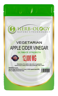Load image into Gallery viewer, Herb-ology Apple Cider Vinegar 12,000mg Vegan Capsules
