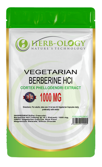 Load image into Gallery viewer, Herb-ology Berberine 1000mg Vegetarian Capsules
