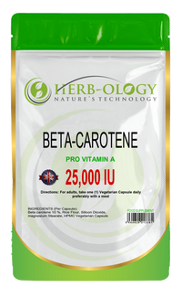 Load image into Gallery viewer, Herb-ology Beta Carotene 25,000 IU Vegetarian Capsules
