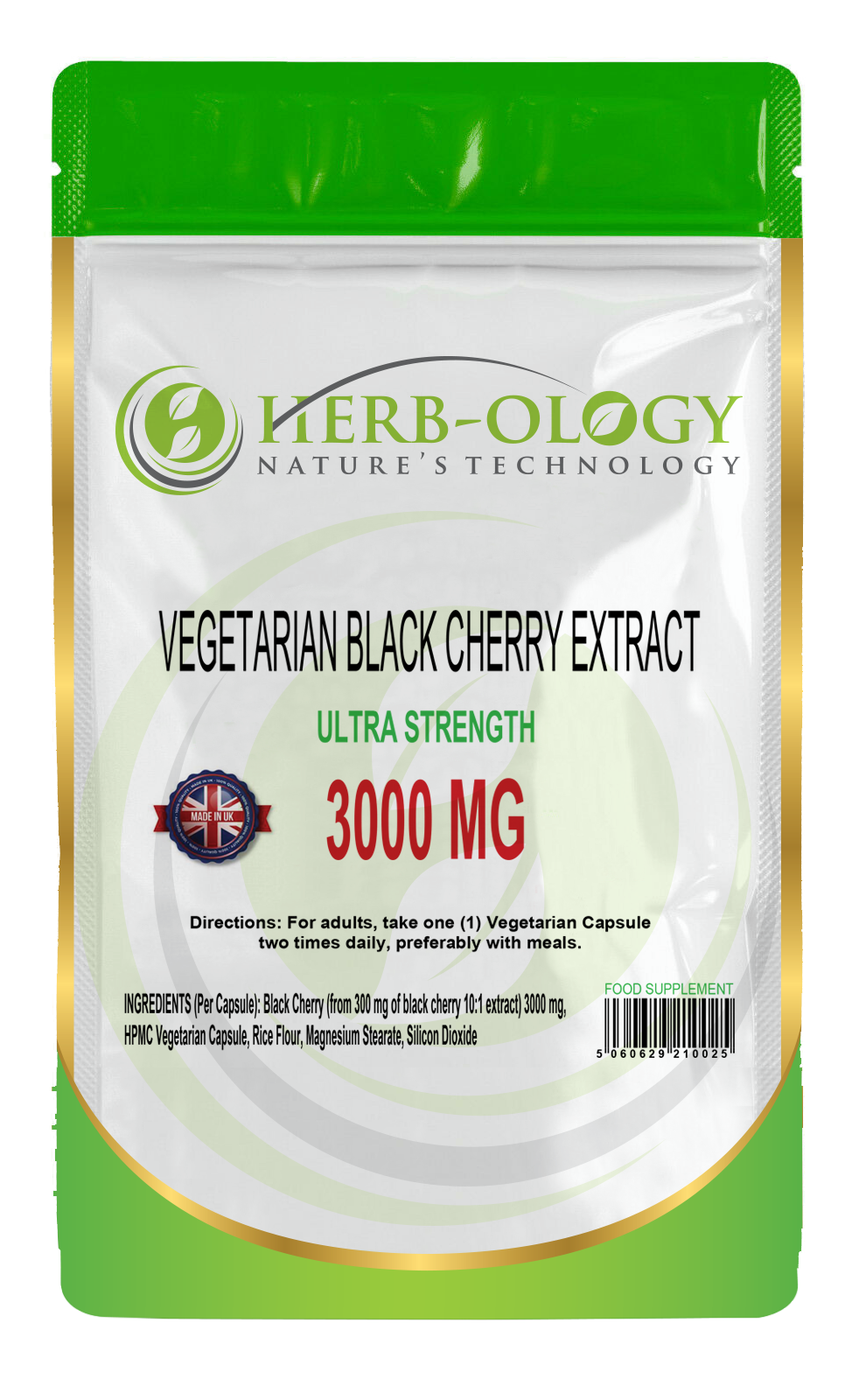 Black Cherry Extract 3000mg Vegetarian Capsules