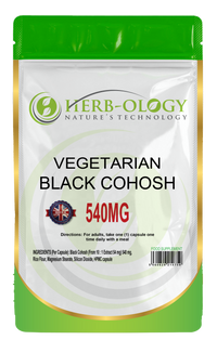 Load image into Gallery viewer, Herb-ology Black Cohosh 540mg Capsules

