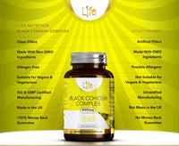 Load image into Gallery viewer, L1fe Nutrition Black Cohosh 640mg Vegan Capsules Cohash
