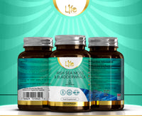 Load image into Gallery viewer, L1fe Nutrition Irish Sea Moss &amp; Bladderwrack Vegan Capsules (Short-Dated)
