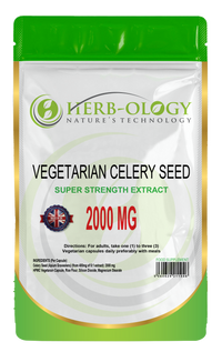 Load image into Gallery viewer, Herb-ology Celery Seed Extract 2000mg Capsules
