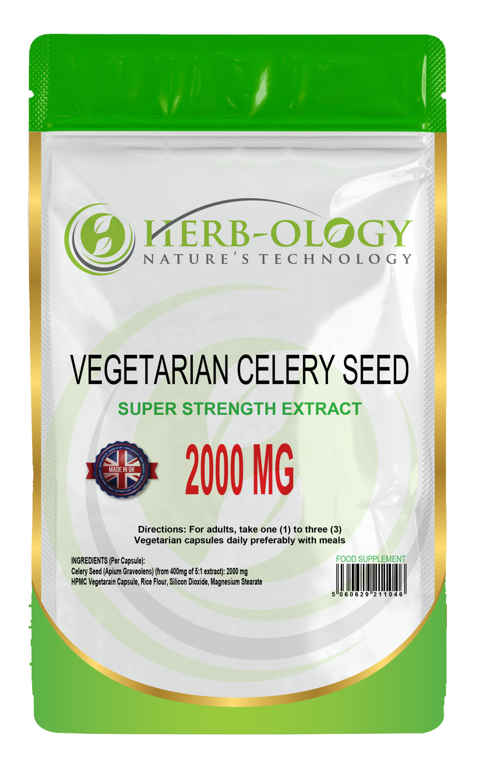 Celery Seed Extract 2000mg Capsules For Bone Health