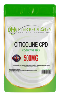 Load image into Gallery viewer, Herb-ology Citicoline 500mg High Strength Vegan Capsules For Cognitive Support
