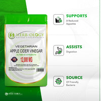 Load image into Gallery viewer, Herb-ology Apple Cider Vinegar 12,000mg Vegan Capsules
