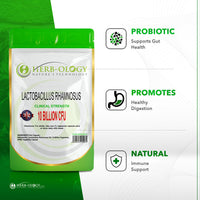 Load image into Gallery viewer, Herb-ology Lactobacillus Rhamnosus 10 Billion CFU Vegan Capsules
