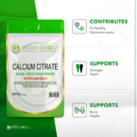 Load image into Gallery viewer, Herb-ology Calcium Citrate Powder Highly Absorbable For Bones &amp; Teeth
