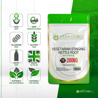 Load image into Gallery viewer, Herb-ology Stinging Nettle Root Extract 2000mg Capsules For Prostate Health
