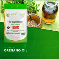 Load image into Gallery viewer, Herb-ology Oregano Extract 1500mg Vegan Capsules For Immune Health
