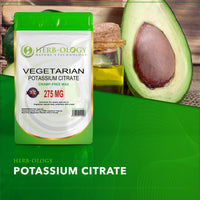 Load image into Gallery viewer, Herb-ology Potassium Citrate 275mg Vegan Capsules For Energy &amp; Muscle Cramps
