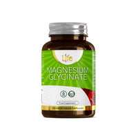 Load image into Gallery viewer, L1fe Nutrition Magnesium Glycinate Vegan Capsules 1000mg Per Serving
