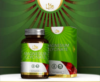 Load image into Gallery viewer, L1fe Nutrition Magnesium Glycinate Vegan Capsules 1000mg Per Serving
