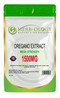 Load image into Gallery viewer, Herb-ology Oregano Extract 1500mg Vegan Capsules For Immune Health
