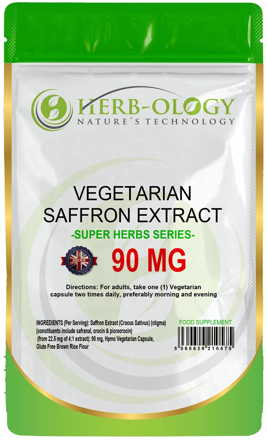 Saffron Extract 90mg Capsules For Weight Loss & Mood Support