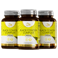 Load image into Gallery viewer, L1fe Nutrition Black Cohosh 640mg Vegan Capsules Cohash
